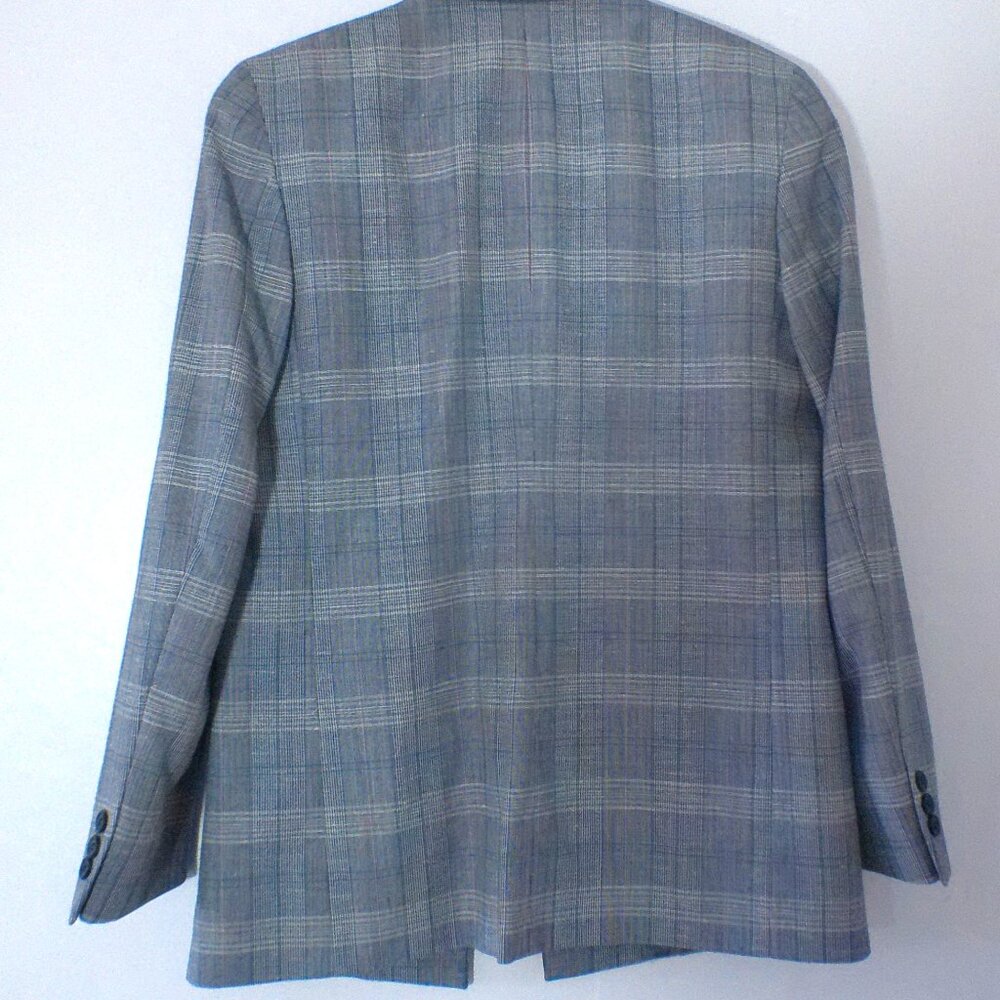 Vintage The Ragalia Collection Gray Plaid Skirt Suit Set – Women’s Size 8 USA - Picture 5 of 11
